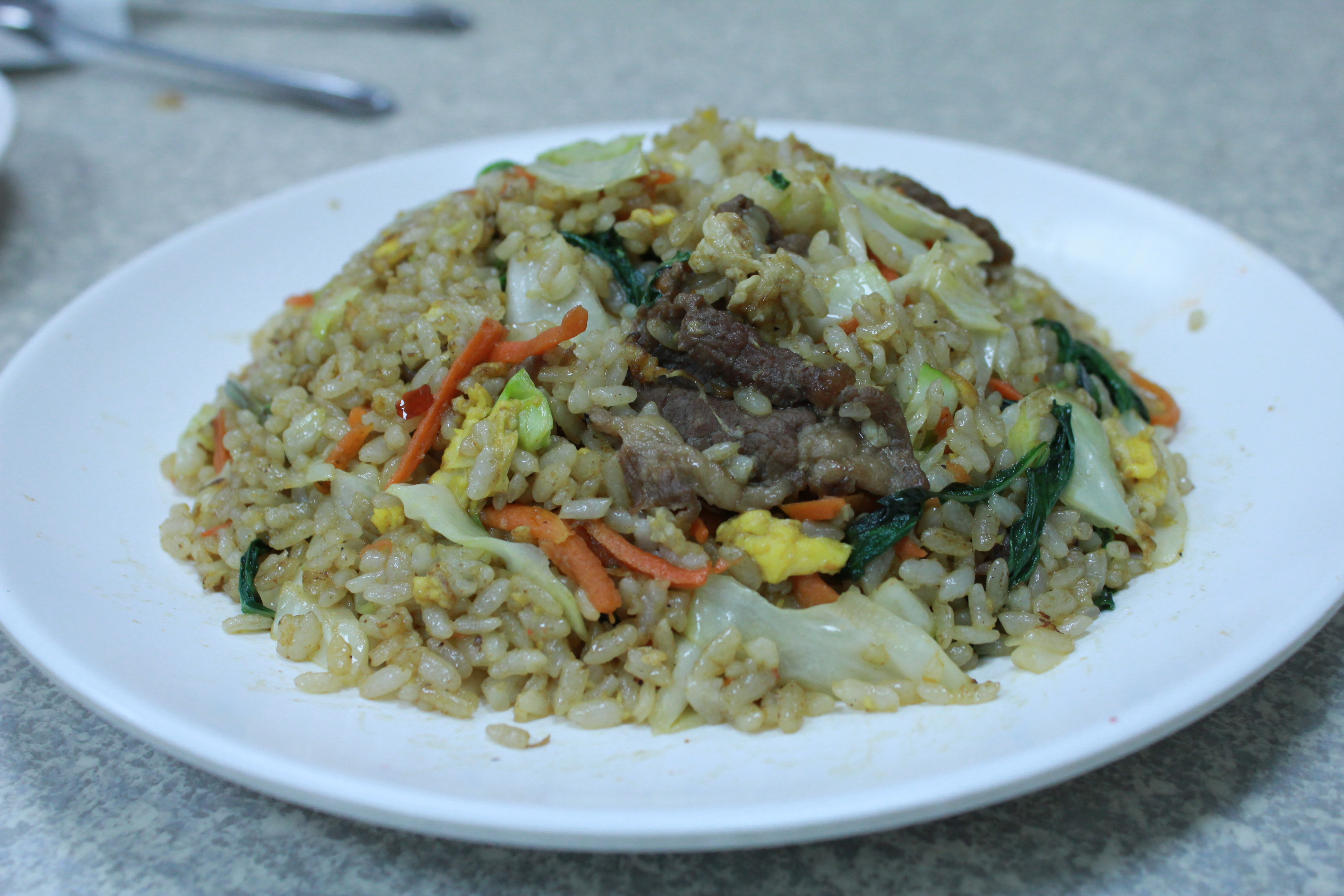 Beef and Basil Fried Rice